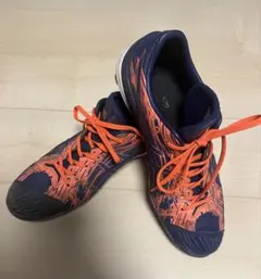 アシックス　ゴールドステージ　野球スパイク　27.0cm ネイビー×オレンジ