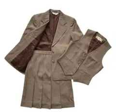 ROPE ロペ(M)スーツ3点セット/ジャケット・ベスト・プリーツスカート