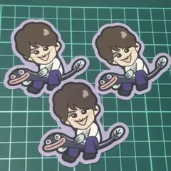 小島健　ステッカー　3枚