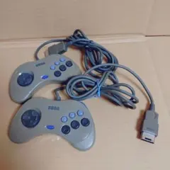 セガサターンコントローラ2個(ジャンク品)