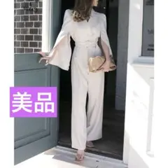 美品 ROYAL PARTY ベルト付ケープ風オールインワンのサムネイル
