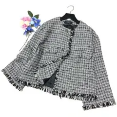 グレー テーラードジャケット