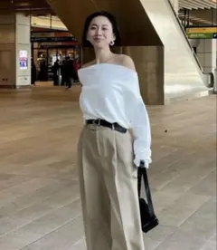 ETRE TOKYO デザインネックスウェットプルオーバー スウェット 新品