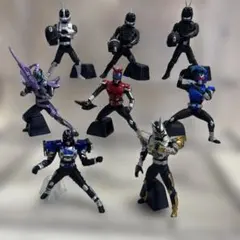 バンダイ HGシリーズ 仮面ライダーカブト系 8セット ガチャポン