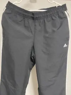 adidas 黒 ジャージパンツ サイドライン