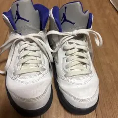 NIKE AIR JORDAN キッズ スニーカー ホワイト パープル