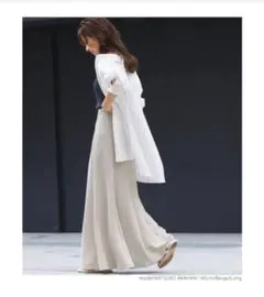 coca コカ　マーメイドスカート　ベージュ　ロングタイプ