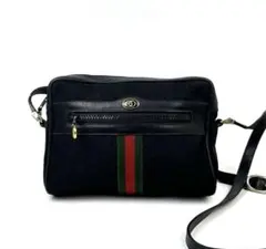 【美品】グッチ　ショルダーバッグ　GGスプリーム　シェリーライン　キャンバス