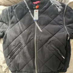 Zip-Off Sleeve Quilted Bomber Jacket