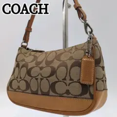 COACH shoulder Signature アクセサリーポーチ ショルダー