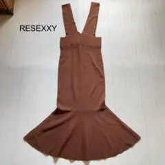 バイカラー ロングワンピース