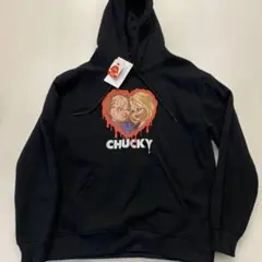 【新品】映画チャイルドプレイ★チャッキー＆ティファニー★スウェット★パーカー★L