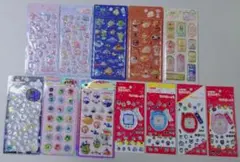 カービィ　パペットスンスン　パワパフ　喫茶アラモード　たまごっち　シール