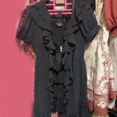 CECIL Mc BEE 黒 フリル ワンピース