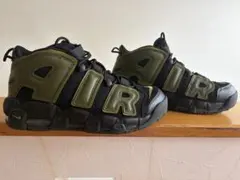 NIKE AIR MORE UPTEMPO ブラック オリーブ