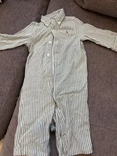 Ralph Lauren ストライプロンパース