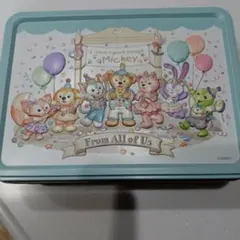 ディズニー　缶　ダッフィー&フレンズ