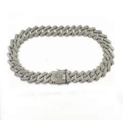 ジルコニア マイアミキューバン 喜平チェーン ブレスレット 20㎝ 15mm