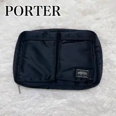 【極美品】ポーター PORTER TANKER タンカー　手帳カバー　黒