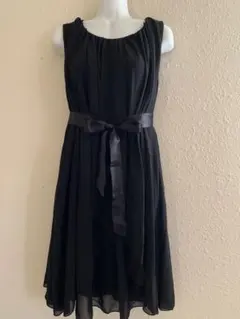 パーティードレス　ワンピース　ショール付　M ブラック