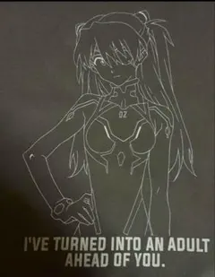 値下【貴重！良品】式波・アスカ・ラングレーラインアートTシャツSUMI Lコスパ