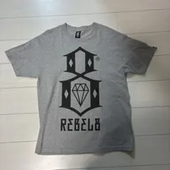 REBEL8 ダイヤモンドTシャツ L グレー　レベルエイト 中古品