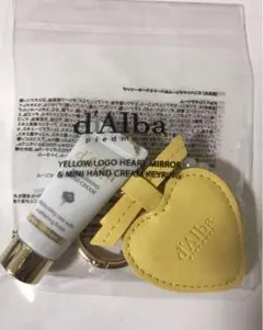 【未開封】ダルバ d'Alba ミニハンドクリーム＆ハートミラーキーリング