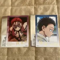 鬼滅の刃　トレーディング箔押しブロマイド、猗窩座、狛治