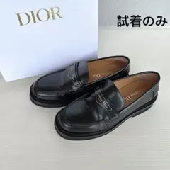 希少！クリスチャンディオール オブリーク トロッター ローファー モカシン 革靴 希少！クリスチャンディオール オブリーク トロッター