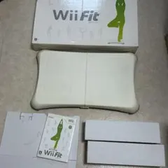 【動作OK】Wii Fit バランスWiiボード セット 外箱・ソフト・説明書付
