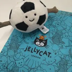 jellycat サッカーボール キーホルダー バッグチャーム - メルカリ