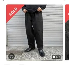 90's Levi's 550 ブラックデニム　made in usaのサムネイル