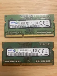 DDR3L 1600mhz 4GB 2枚Samsungなど　動作確認済み