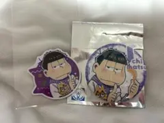 おそ松さん ニャンツーカレー  22カレー コラボ 缶バッジ ステッカー 一松