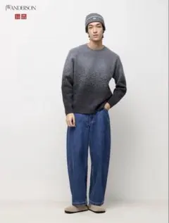 ユニクロ　JWA ワイドフィットジーンズ