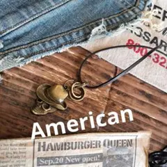 ★American ★スカルネックレス★