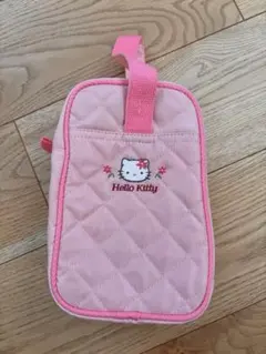 Hello Kitty キルティングポーチ ピンク