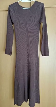 ミラオーウェン　ニットワンピース 長袖