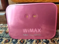NEC WiMAX モバイルルーター ピンク