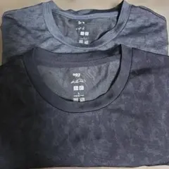 ユニクロ ドライEXクルーネックTシャツ Lサイズ 2枚セット