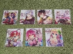 劇場版　ノーゲームノーライフゼロ　色紙　7枚セット