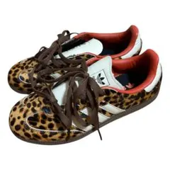 adidas samba OG サンバ　レオパード柄　23.5cm