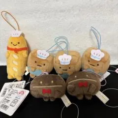 すみっコぐらしあつまるんですいろんななかま　さとう副店長　まめマスター　パン店長