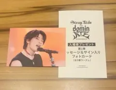 Straykids dominATE 映画 入場特典 アイエン フォトカード