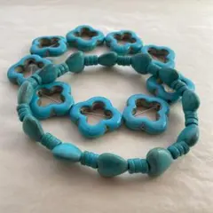 アンティーク調❤️ターコイズ　ねり　ブレスレット　2点セット