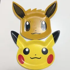 ポケモンカフェ　ピカチュウ　イーブイ　プレート