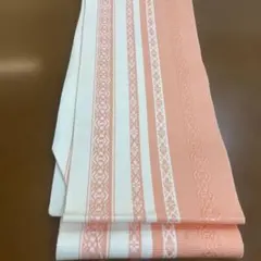 博多織 伊達締め 献上柄 サーモンピンク
