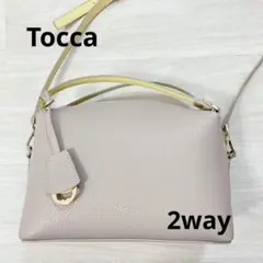 TOCCA⭐️ショルダーバッグ⭐️グレージュ⭐️イエロー⭐️ベージュ⭐️ハンドバッグのサムネイル