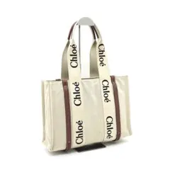 Chloé クロエ Woody ウッディ ミディアム キャンバス トートバッグのサムネイル