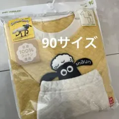 ユニクロ ひつじのショーンキルトパジャマ 90